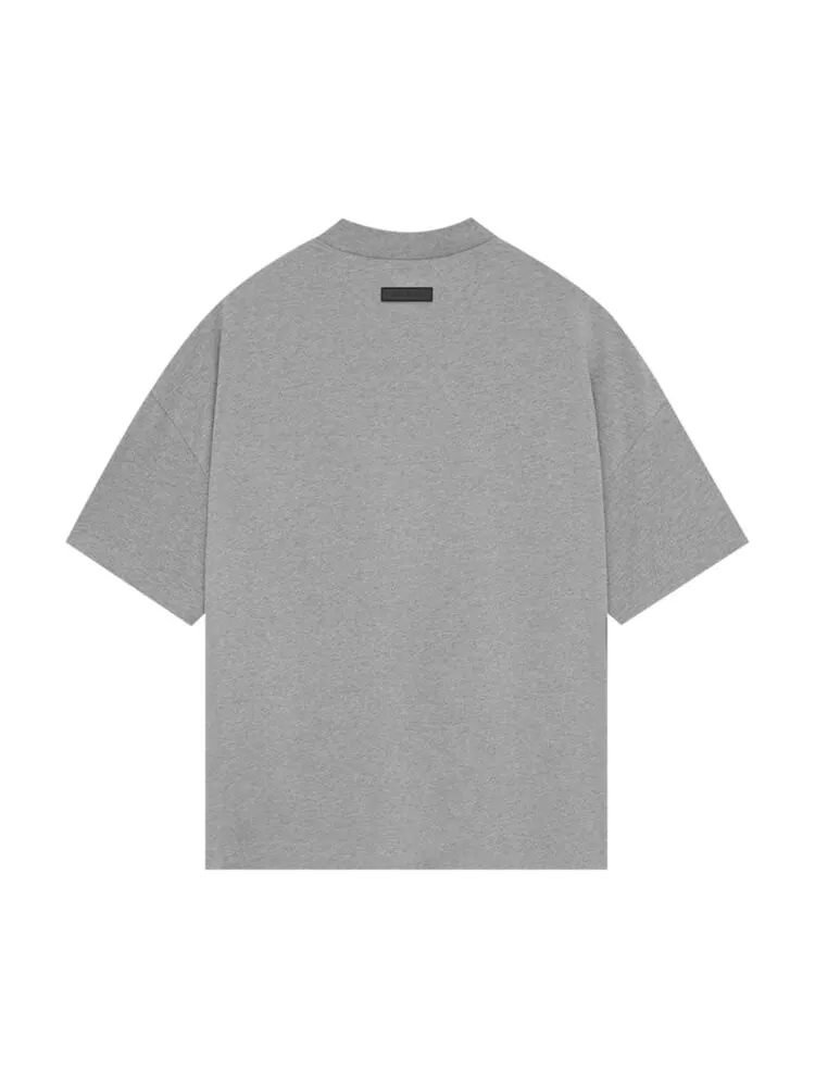 Футболка Fear of God Essentials 'Dark Heather Oatmeal' — изображение 2 из 2, серый