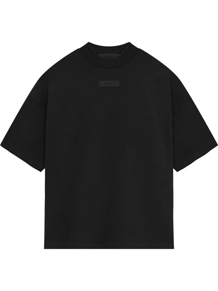 Футболка Fear of God Essentials Crewneck II 'Jet Black' — изображение 1 из 2, черный