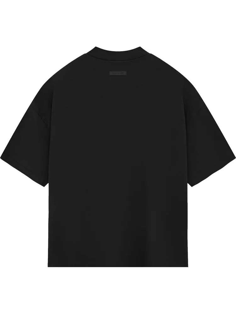 Футболка Fear of God Essentials Crewneck II 'Jet Black' — изображение 2 из 2, черный