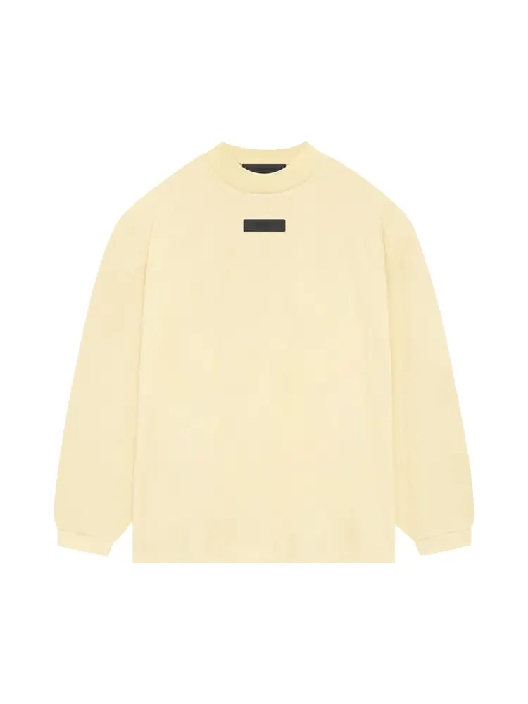 Футболка Fear Of God Essentials Fear of God Essentials Long-Sleeve 'Garden Yellow' — изображение 1 из 3, желтый