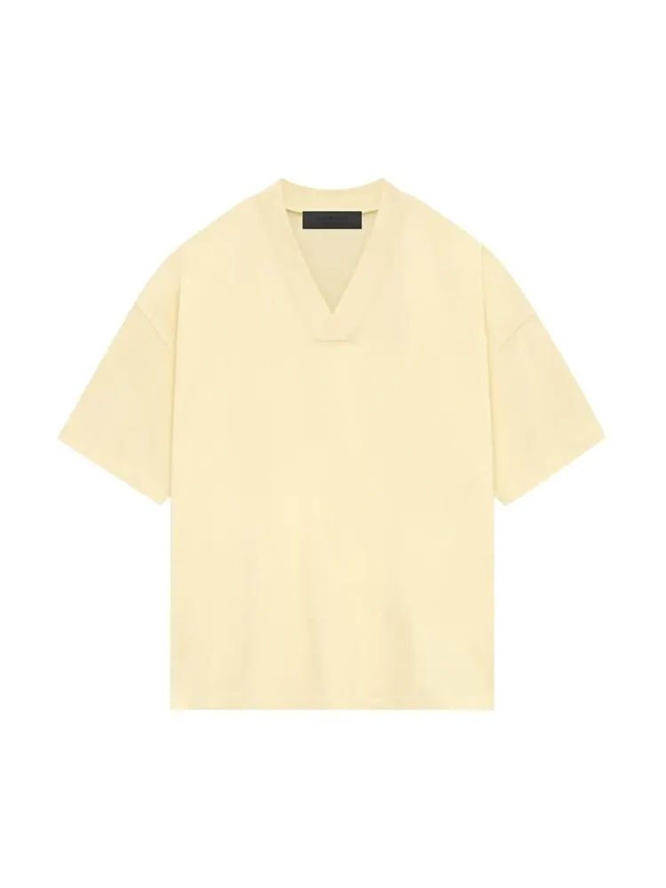 Футболка Fear Of God Essentials Fear of God Essentials V Neck 'Garden Yellow' — изображение 2 из 3, желтый