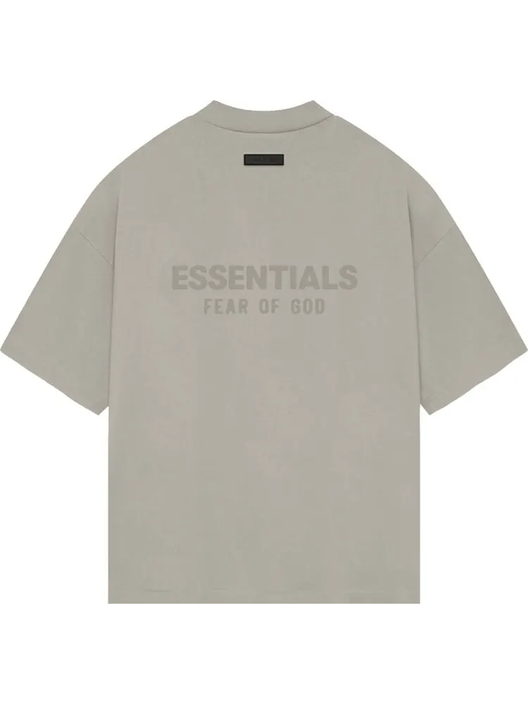 Футболка Fear of God Essentials V Neck 'Seal' — изображение 2 из 2, серый