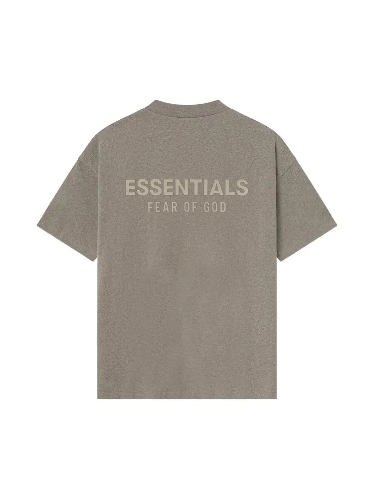 Футболка Fear of God Essentials Classic Tee, Homestead Heather — изображение 2 из 2, бежевый