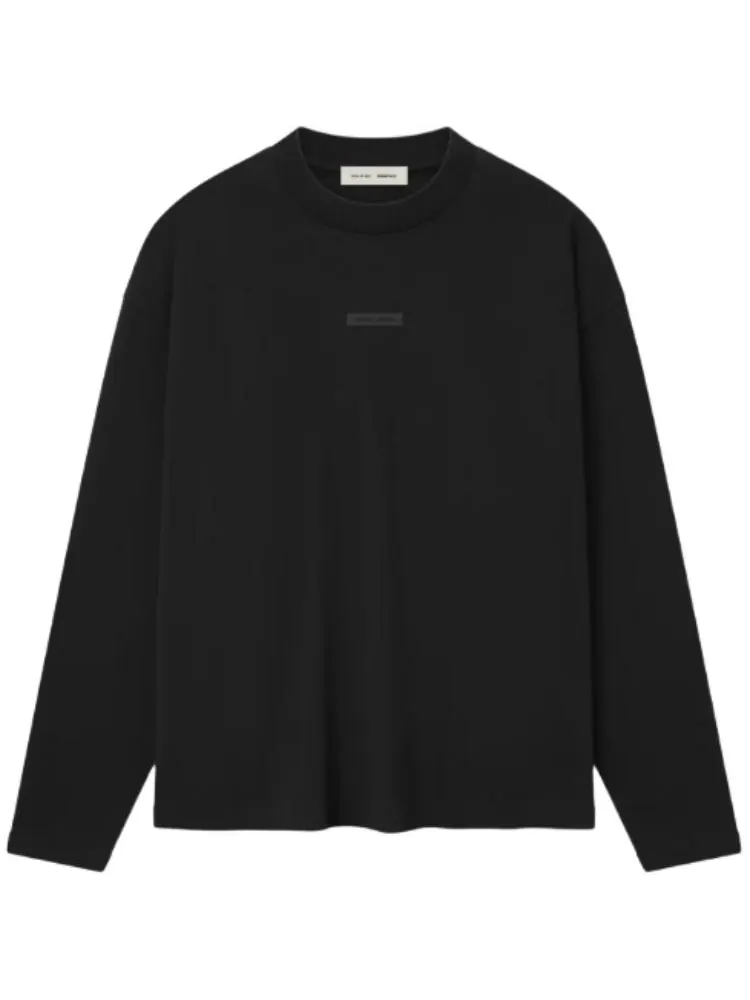 Лонгслив Fear of God Essentials Classic — изображение 1 из 3, черный/черный