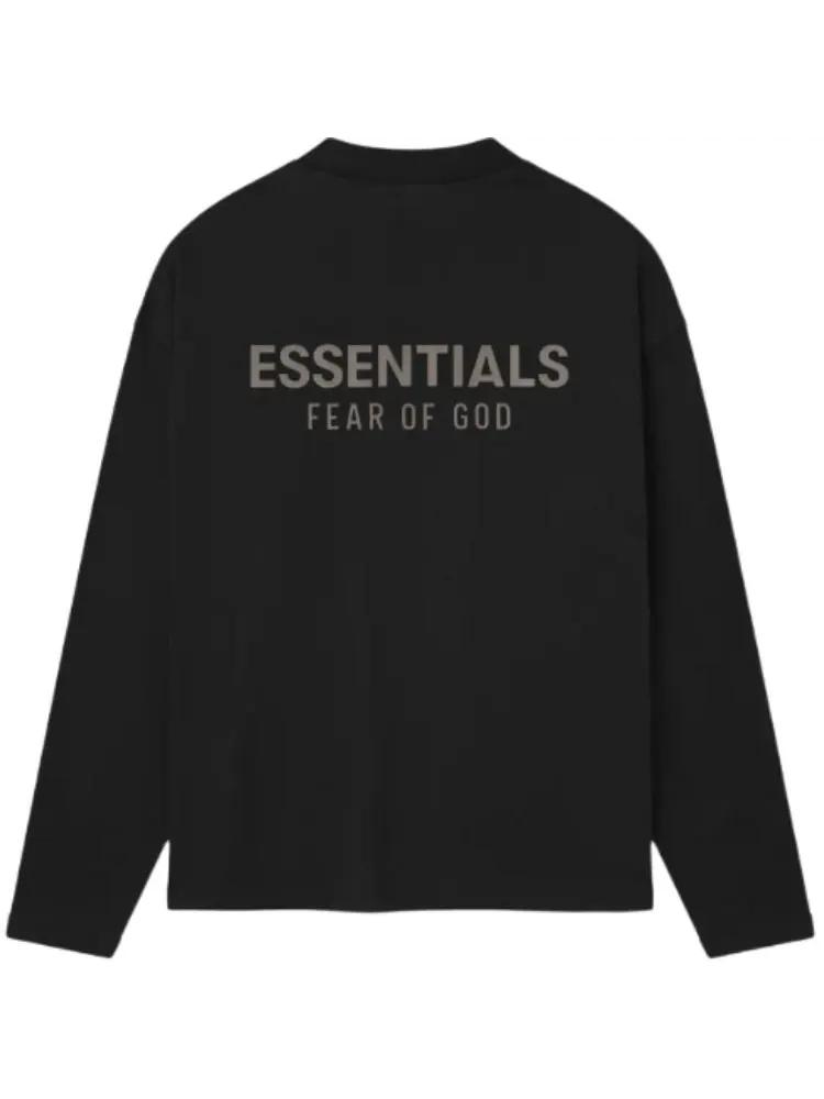 Лонгслив Fear of God Essentials Classic — изображение 2 из 3, черный/черный