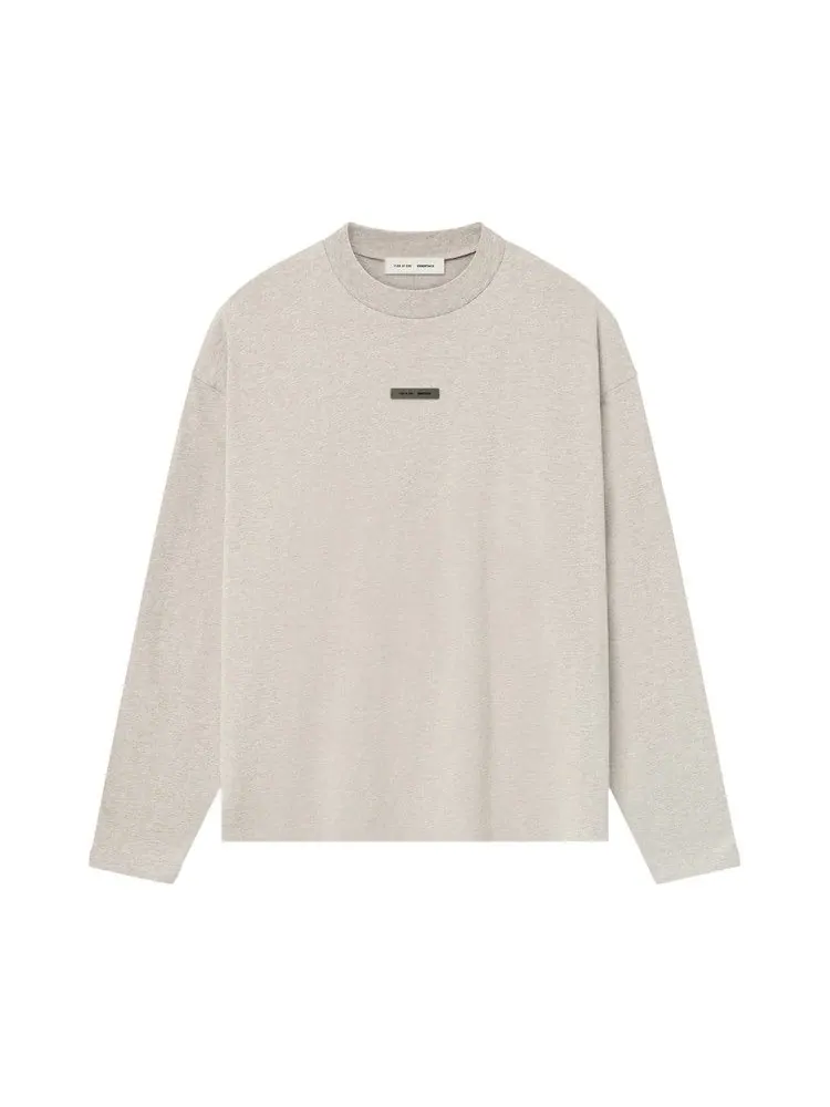Футболка Fear of God Essentials Classic Fit T-Shirt, Heather Stone — изображение 1 из 2, бежевый