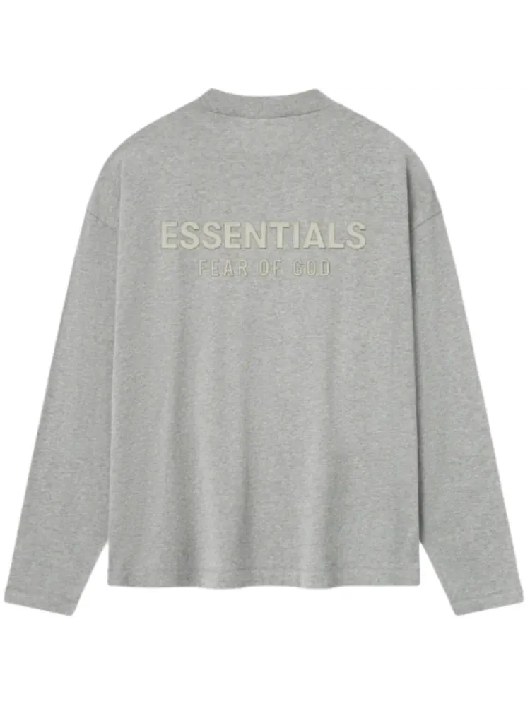 Лонгслив Fear of God Essentials Classic — изображение 2 из 6, зеленый