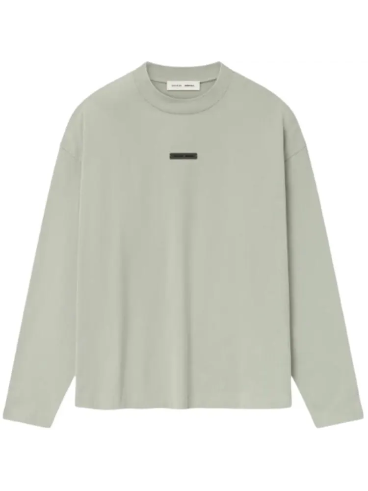 Лонгслив Fear of God Essentials Classic — изображение 1 из 3, бежевый серый