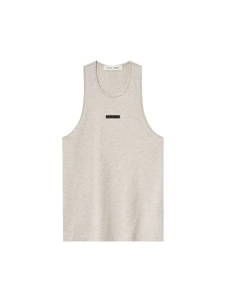 Топ Fear of God Essentials Lightweight Essential Tank, Heather Stone — изображение 1 из 2, серый