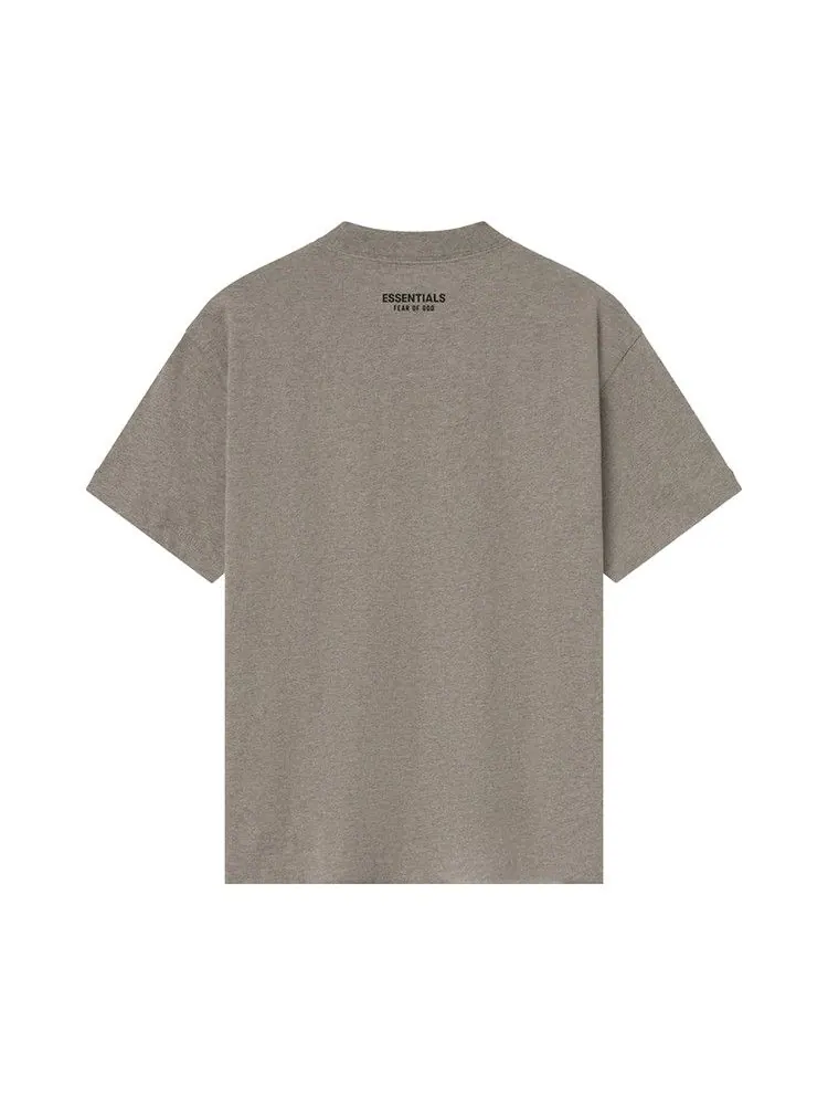 Футболка Fear of God Essentials Lightweight Essential Tee, Homestead Heather — изображение 2 из 2, серый