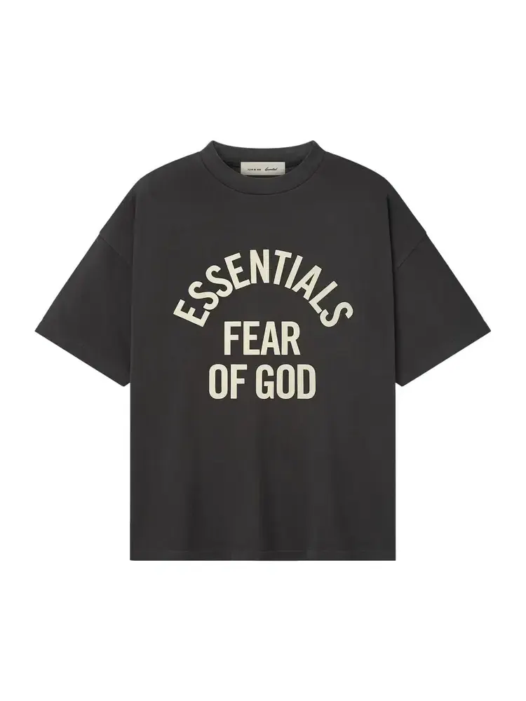 Футболка с коротким рукавом Fear of God Essentials Campus 90 — изображение 1 из 2, черный