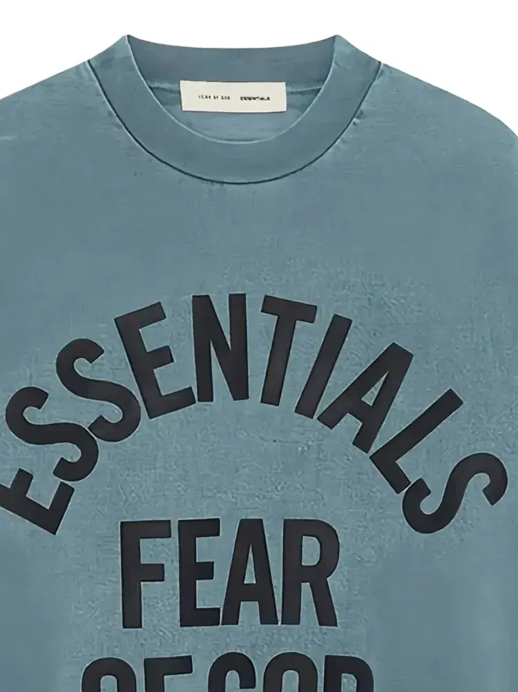 Футболка с длинными рукавами Fear of God Essentials Campus 90 — изображение 2 из 2, синий