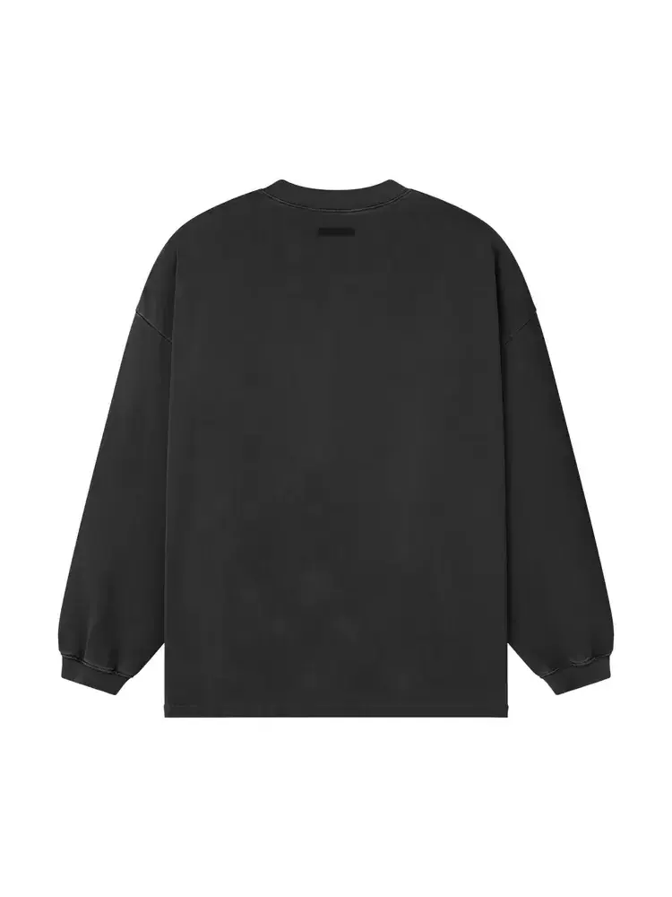 Футболка с длинными рукавами Fear of God Essentials Campus 90 — изображение 2 из 2, серый