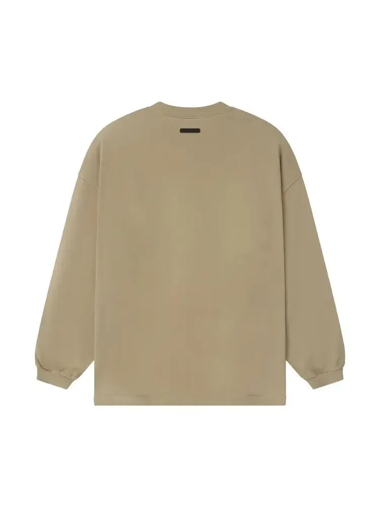 Футболка с длинными рукавами Fear of God Essentials Campus 90 — изображение 2 из 2, бежевый