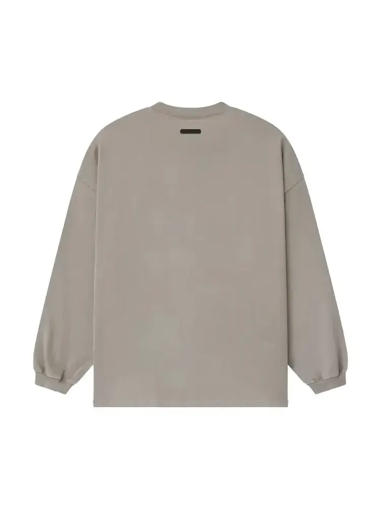 Футболка с длинными рукавами Fear of God Essentials Campus 90 — изображение 2 из 3, серый