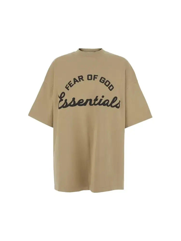 Футболка с коротким рукавом Fear of God Essentials 90s — изображение 1 из 3, бежевый