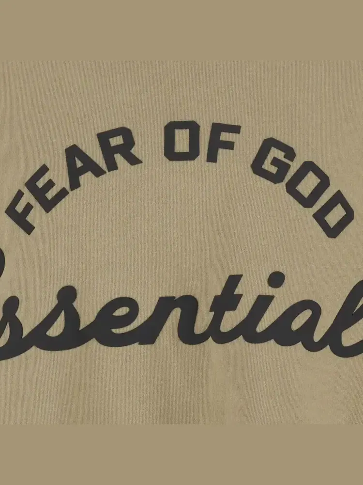 Футболка с коротким рукавом Fear of God Essentials 90s — изображение 3 из 3, бежевый