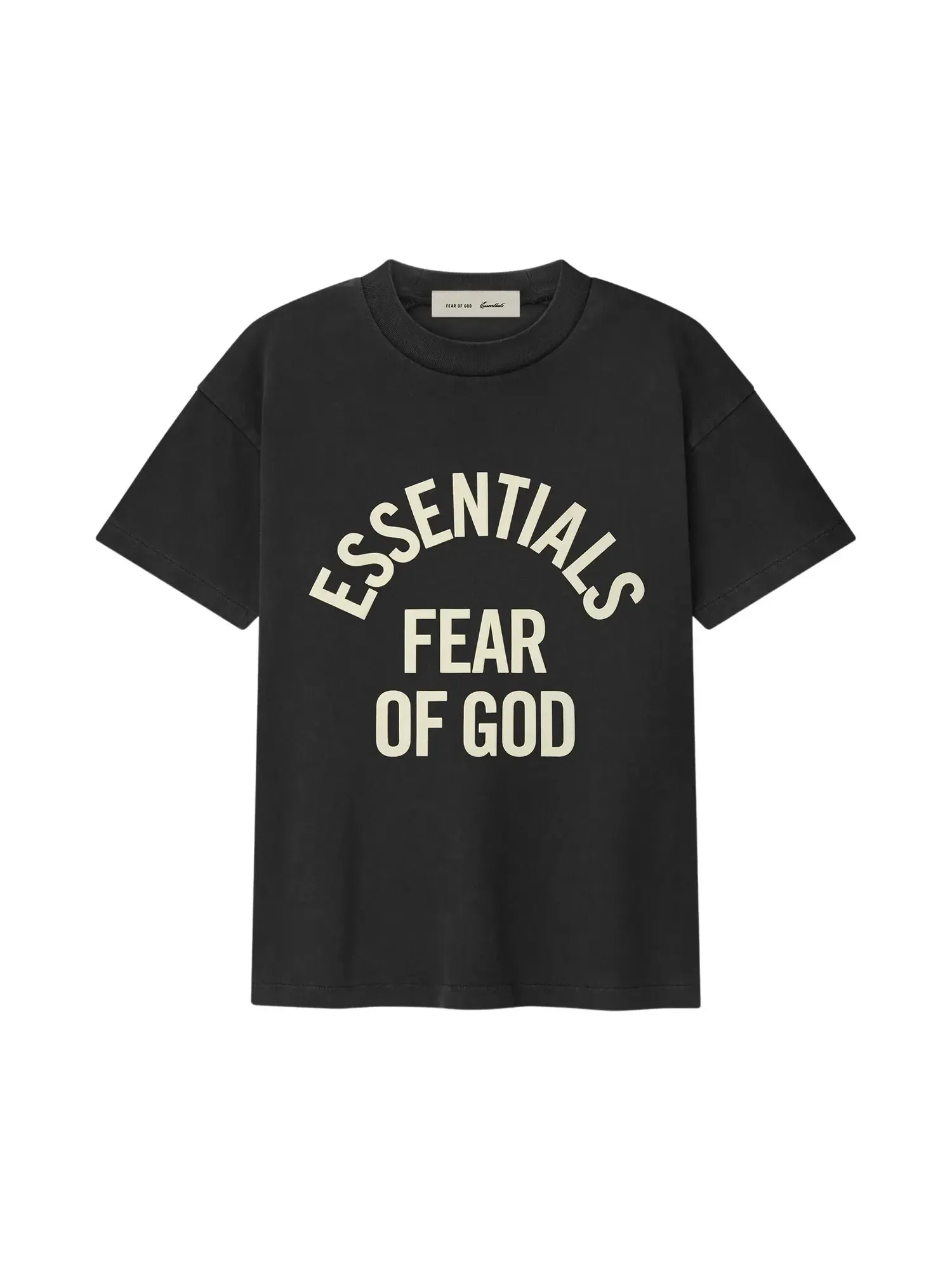 Футболка с коротким рукавом Fear of God Essentials Campus Classic — изображение 1 из 2, черный
