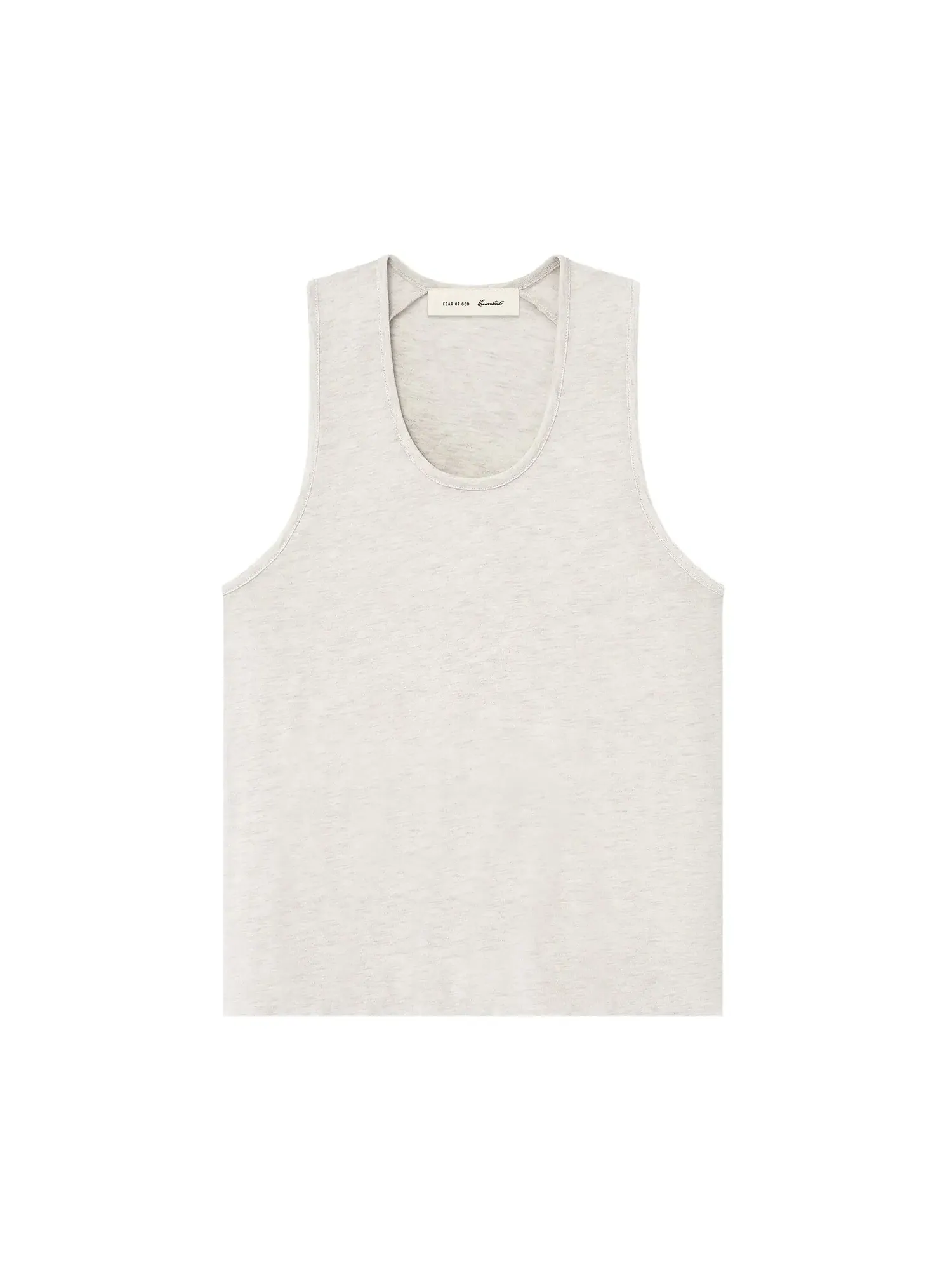 Майка Fear of God Essentials Signature Slim Tank — изображение 1 из 2, овсяный