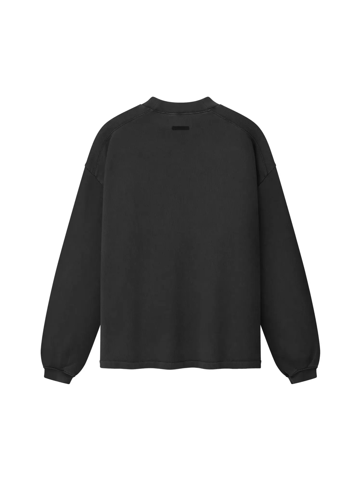 Лонгслив Fear of God Essentials Signature Classic — изображение 2 из 2, черный