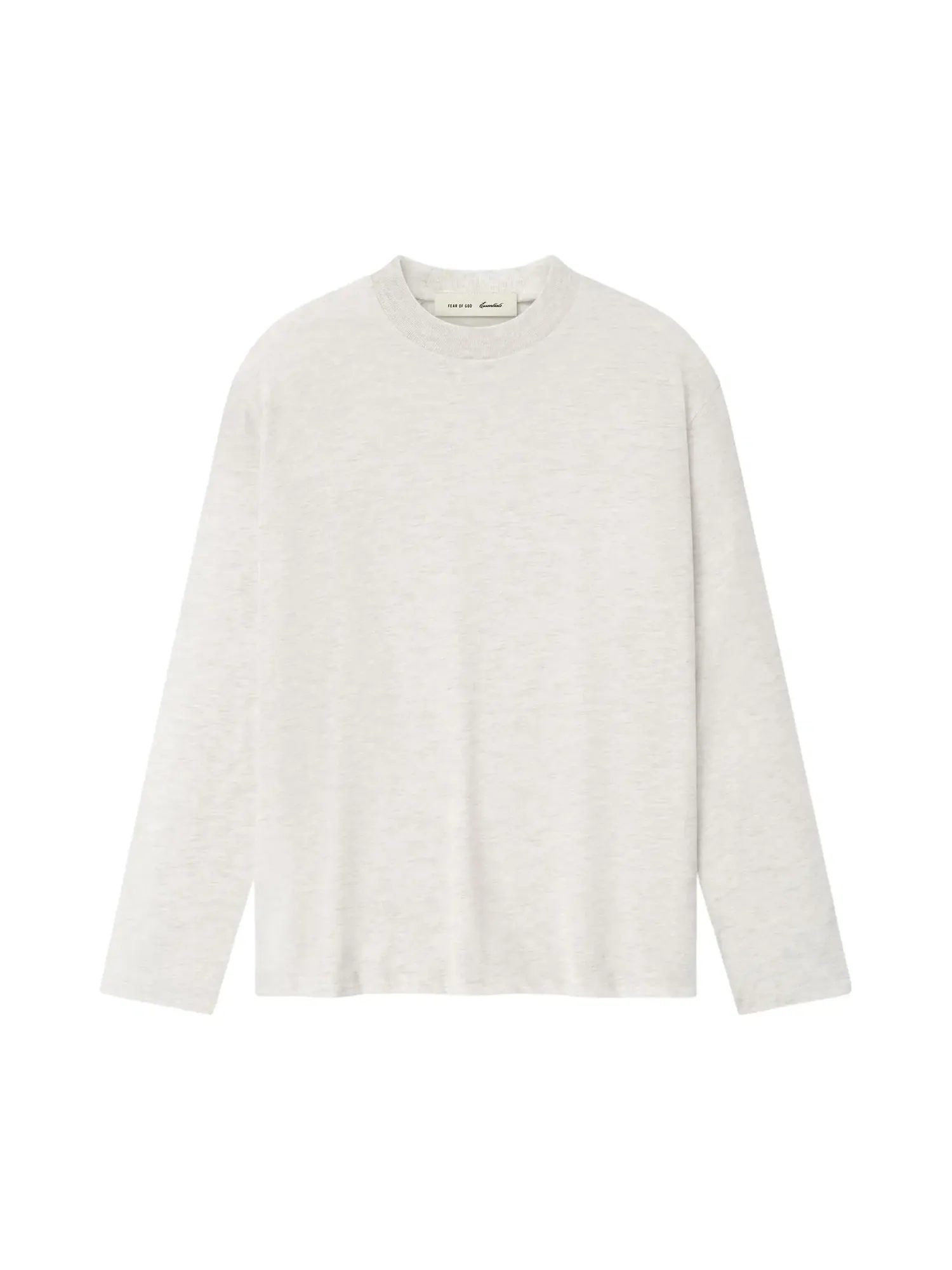 Лонгслив Fear of God Essentials Signature Classic — изображение 1 из 2, овсяный