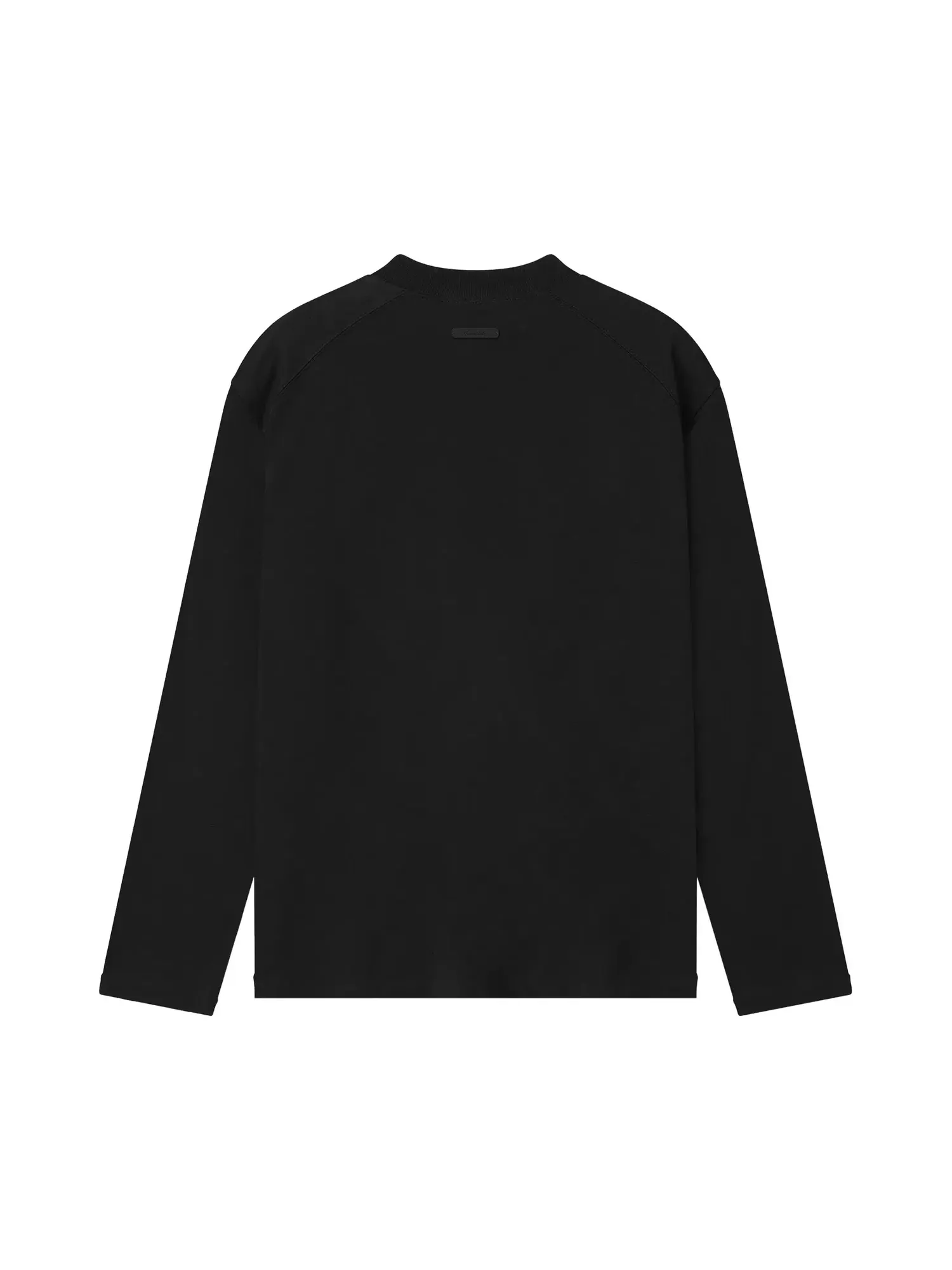 Классическая футболка с длинным рукавом Fear of God Essentials — изображение 2 из 2, винтажный черный