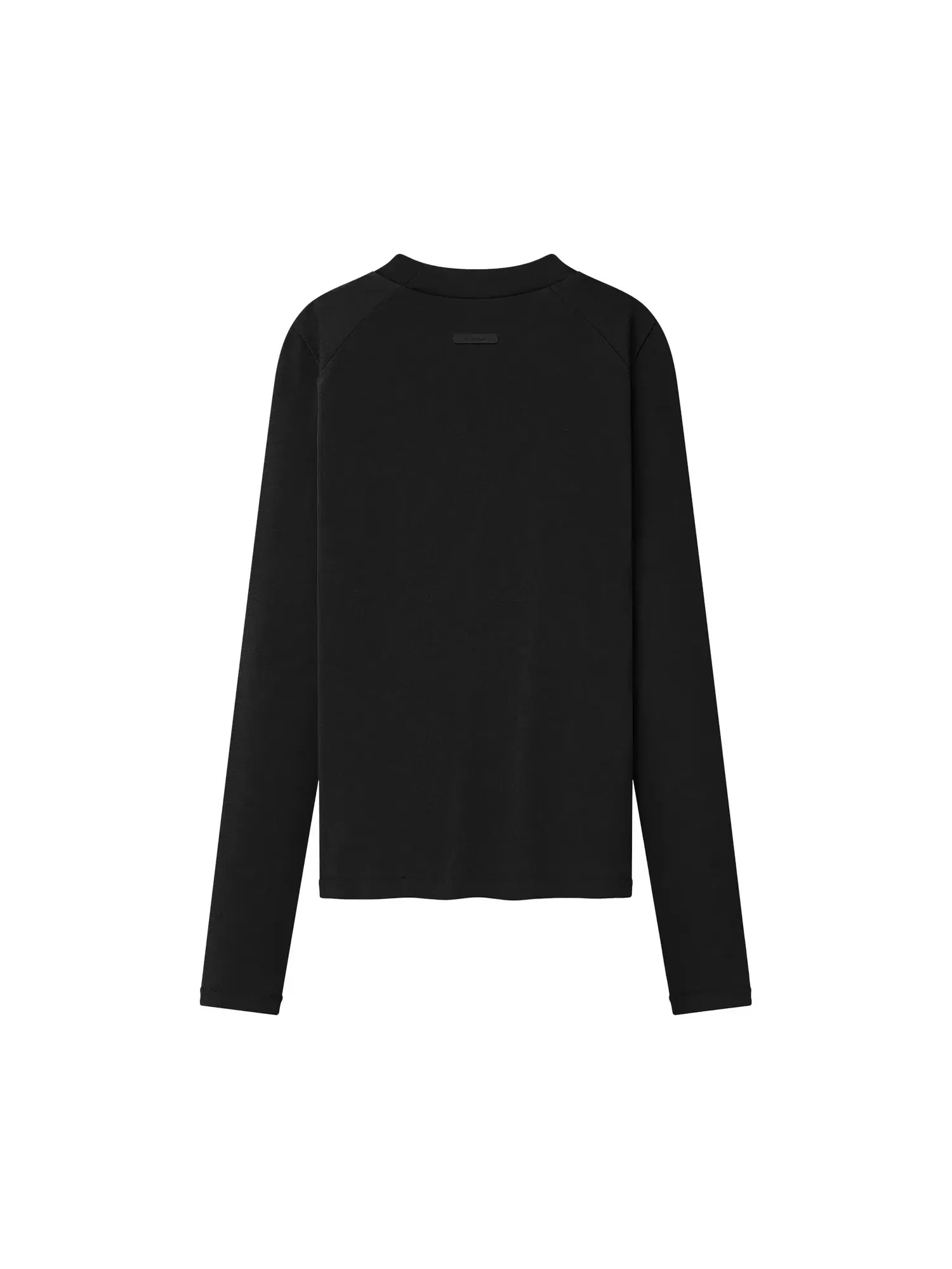 Лонгслив Fear of God Essentials Rib Fitted — изображение 2 из 2, винтажный черный