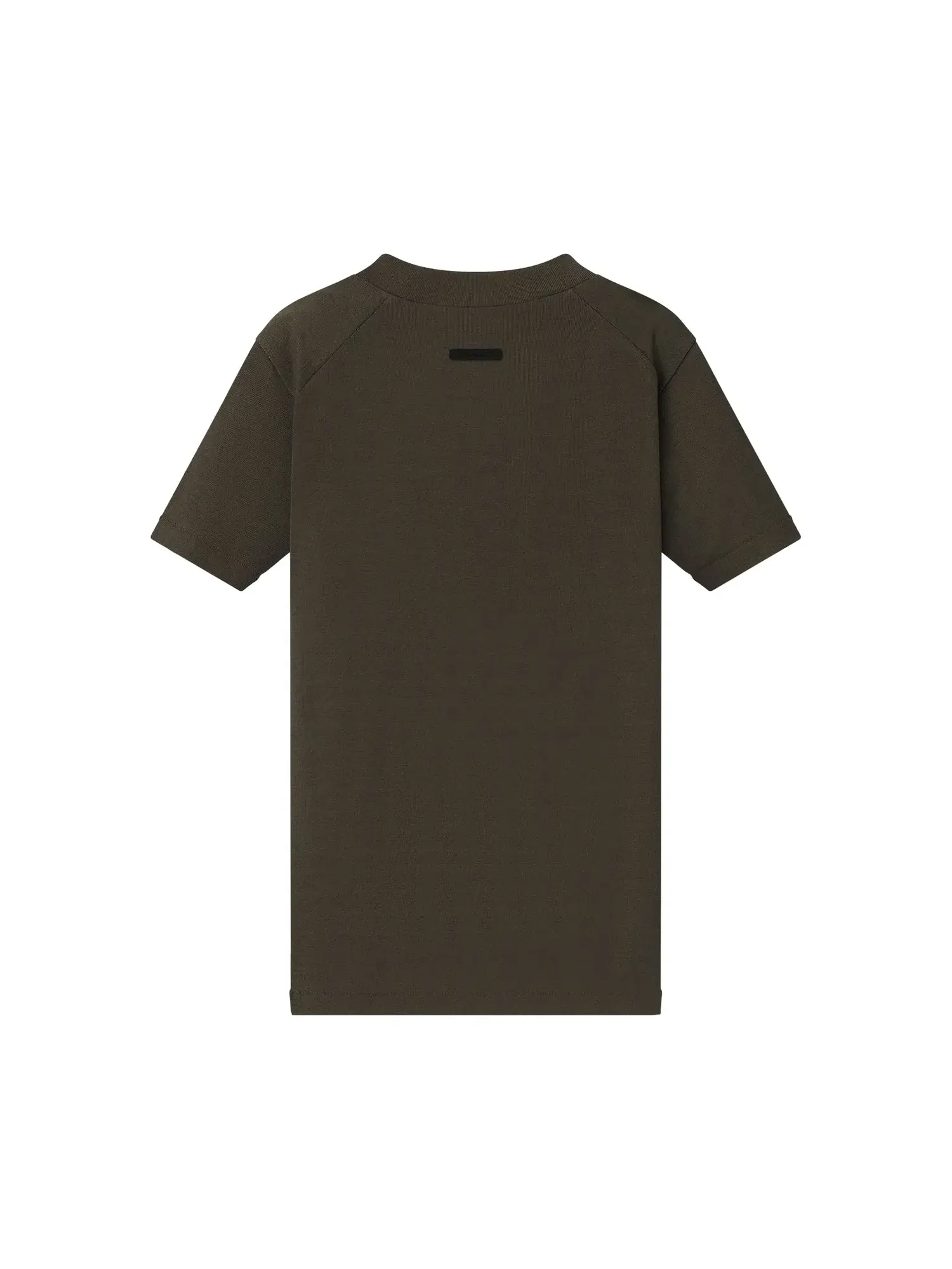 Футболка с коротким рукавом в рубчик от Fear of God Essentials — изображение 2 из 2, коричневый