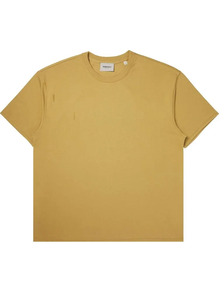 Футболка Fear of God Essentials Short-Sleeve Tee 'Amber' — изображение 1 из 3, желтый