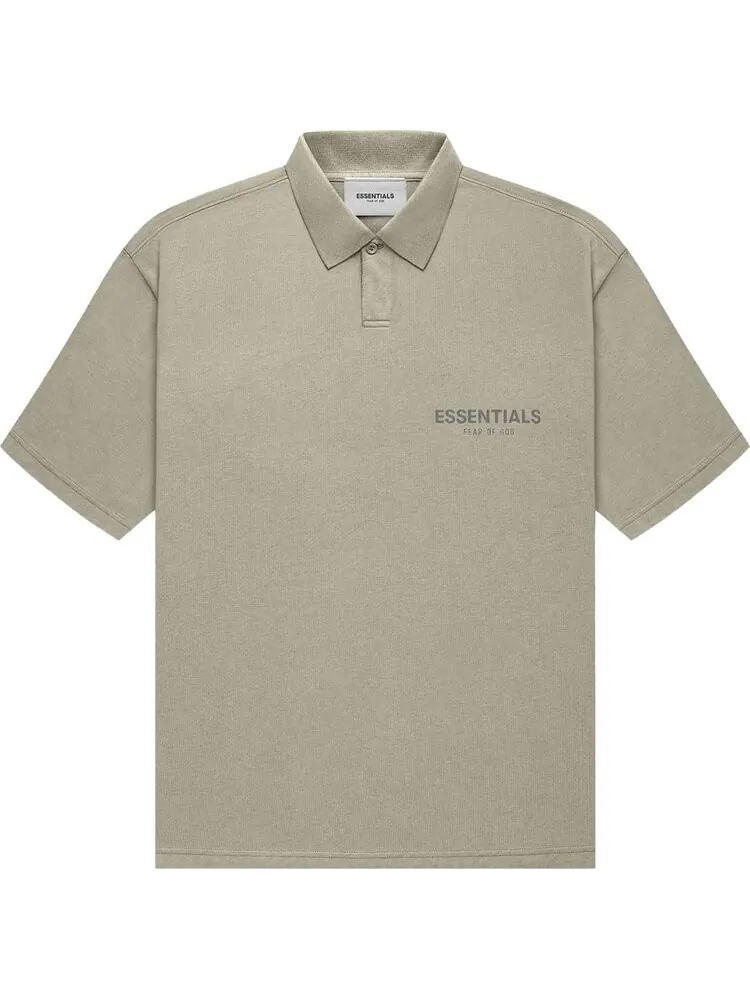 Футболка Fear of God Essentials Short-Sleeve Polo 'Pistachio' — изображение 1 из 1, зеленый