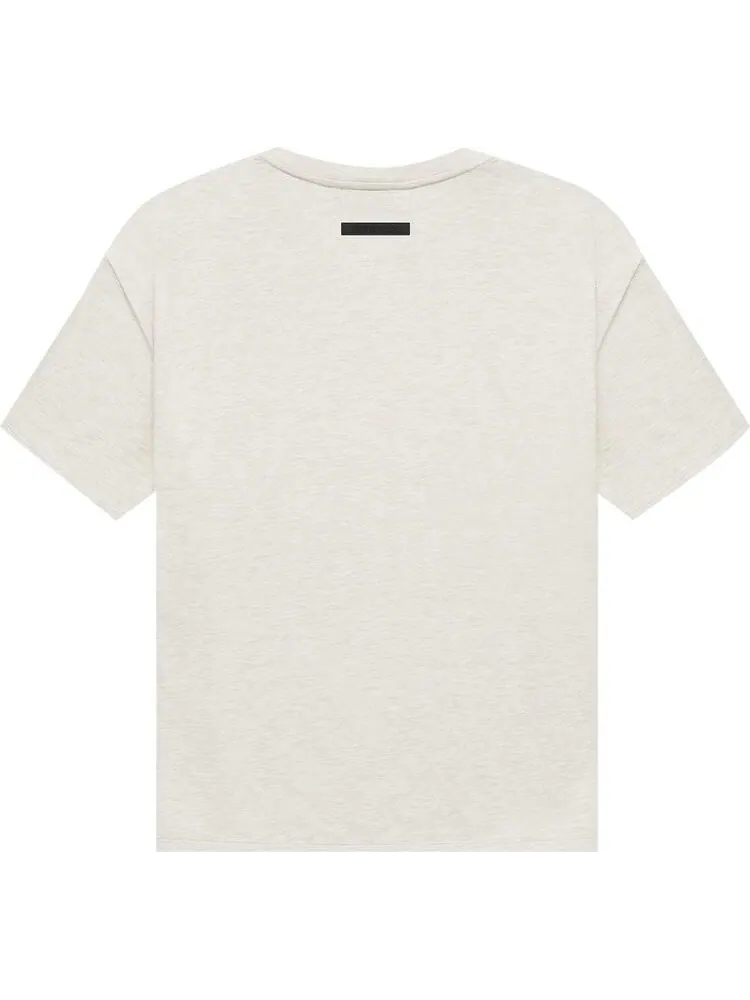 Футболка мужская Fear of God Essentials с логотипом и круглым вырезом — изображение 2 из 2, бежевый
