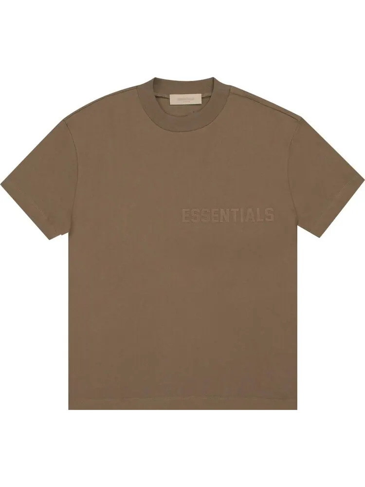 Футболка Fear of God Essentials Short-Sleeve Tee 'Wood' — изображение 1 из 1, коричневый