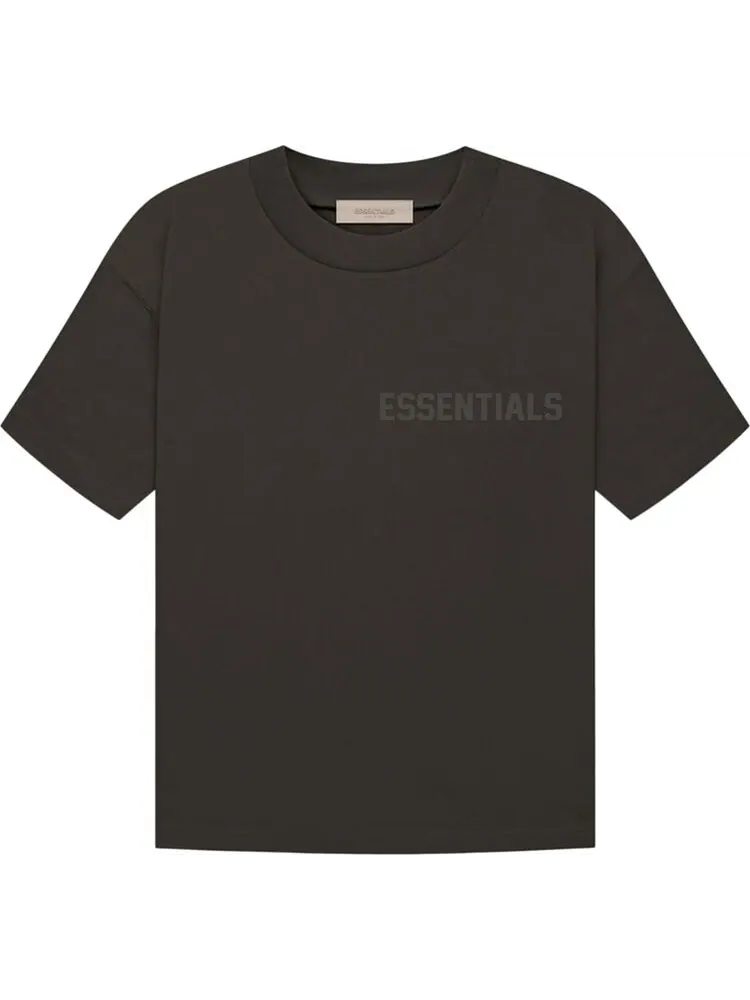 Футболка Fear of God Essentials Short-Sleeve Tee 'Off Black' — изображение 1 из 2, черный