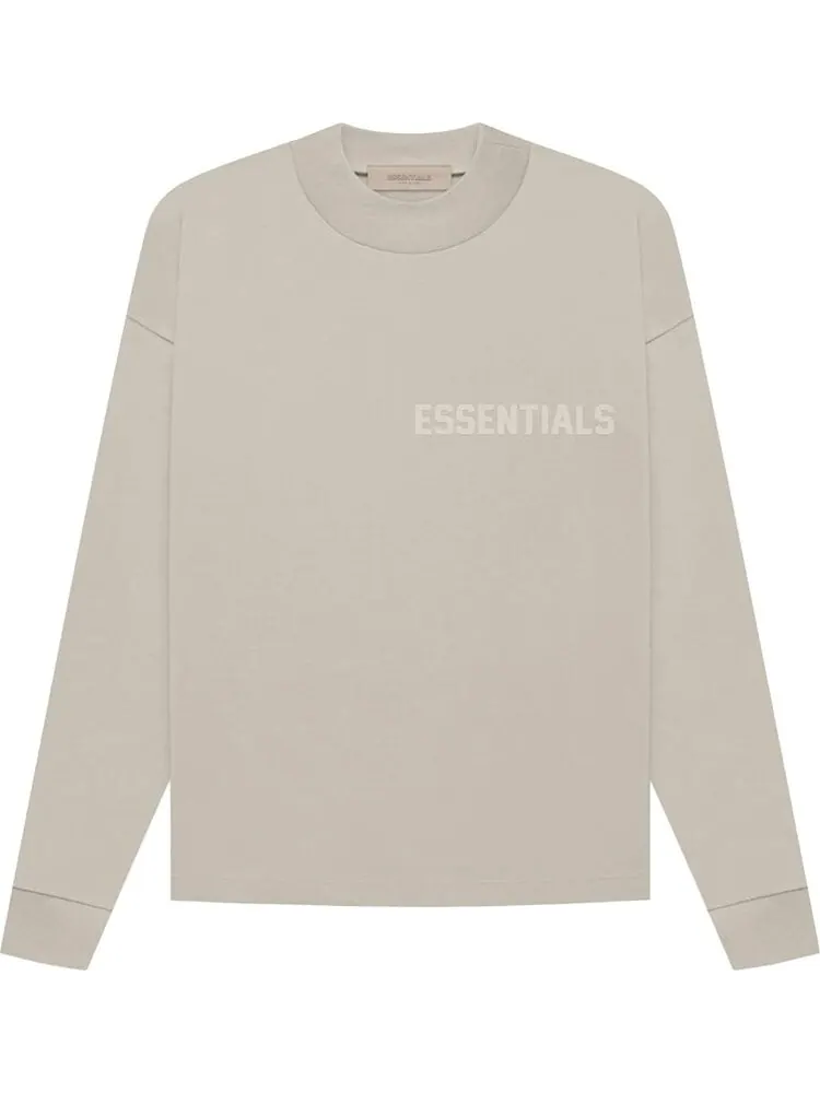 Лонгслив Fear of God Essentials Long-Sleeve Tee 'Smoke' — изображение 1 из 2, серый