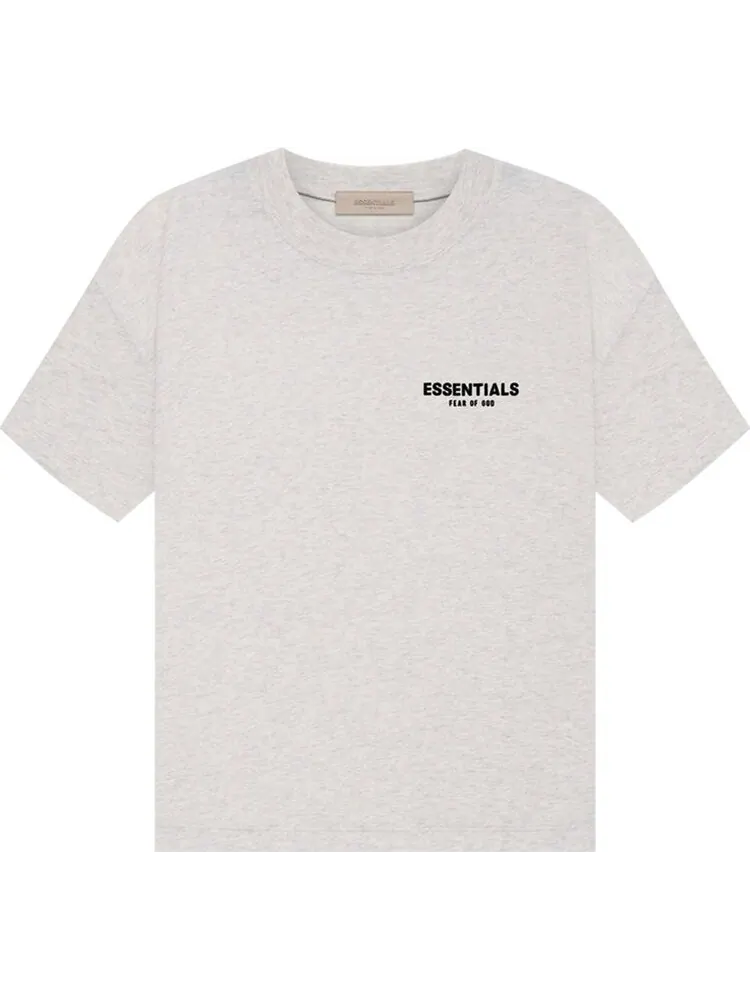 Футболка Fear of God Essentials Tee 'Light Oatmeal' — изображение 1 из 2, серый