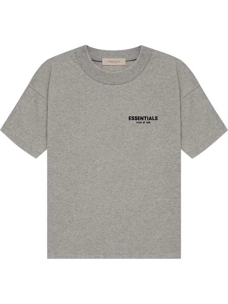 Футболка Fear of God Essentials Tee 'Dark Oatmeal' — изображение 1 из 2, серый