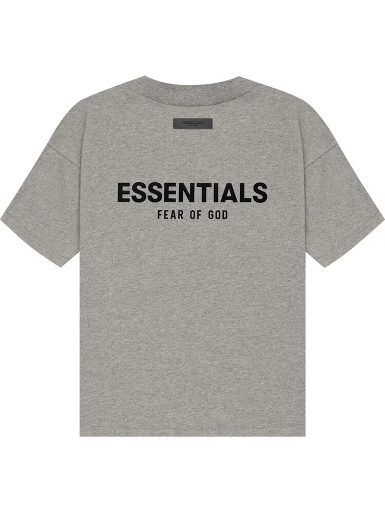 Футболка Fear of God Essentials Tee 'Dark Oatmeal' — изображение 2 из 2, серый