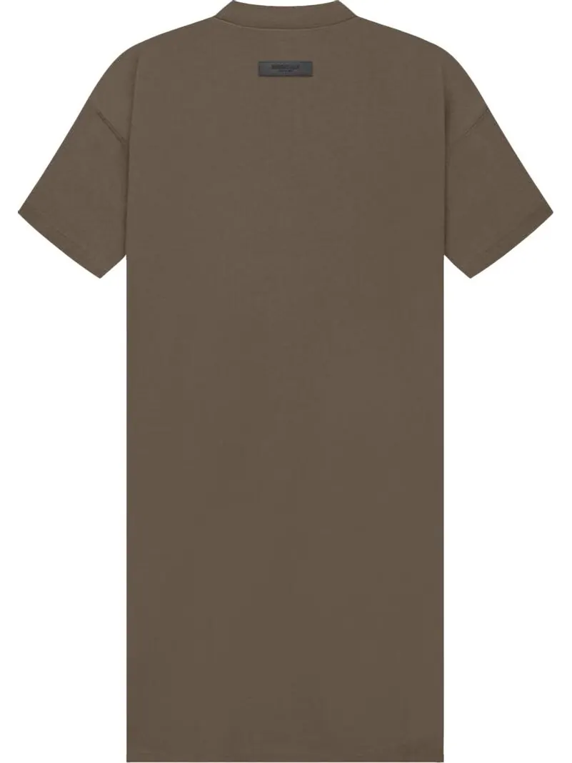 Платье Fear of God Essentials Tee Dress 'Wood' — изображение 2 из 2, коричневый