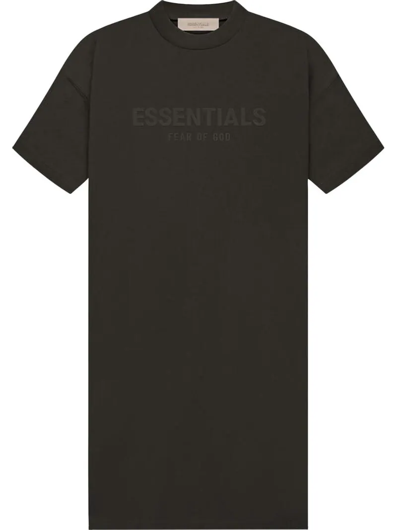 Платье Fear of God Essentials Tee Dress 'Off Black' — изображение 1 из 2, черный