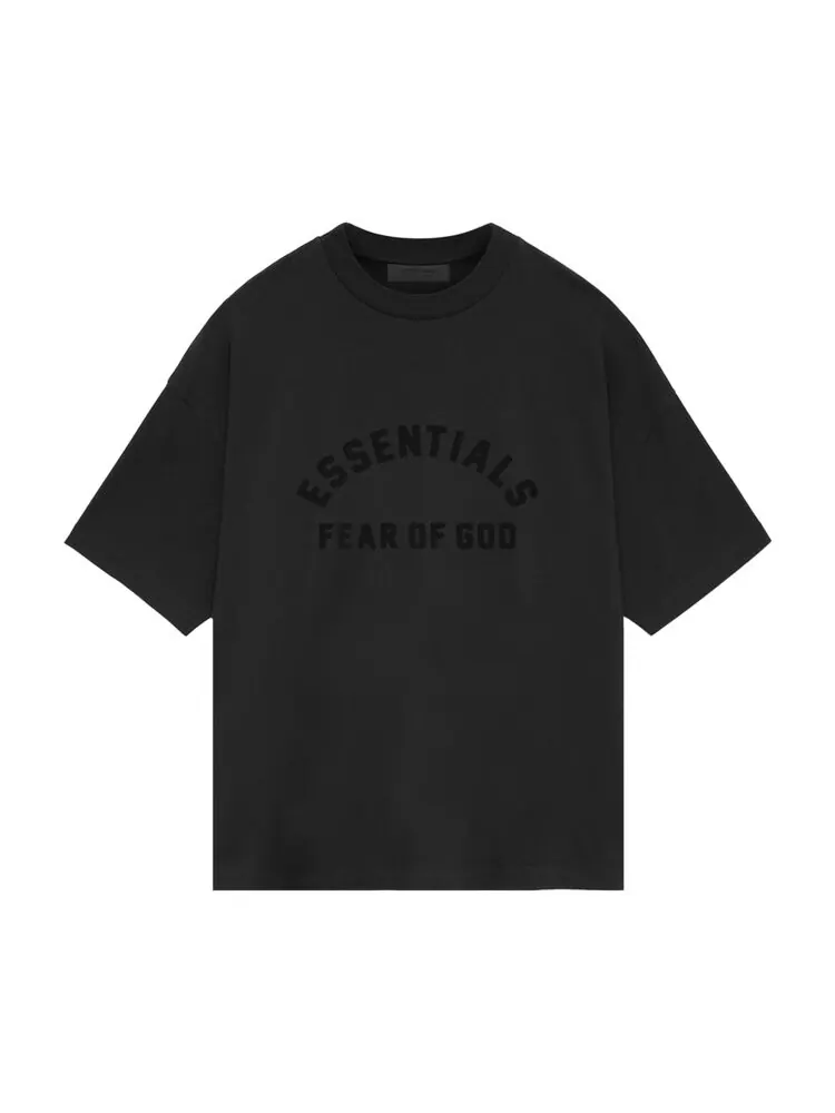 Футболка Fear of God Essentials Heavy Short-Sleeve Tee — изображение 1 из 5, черный