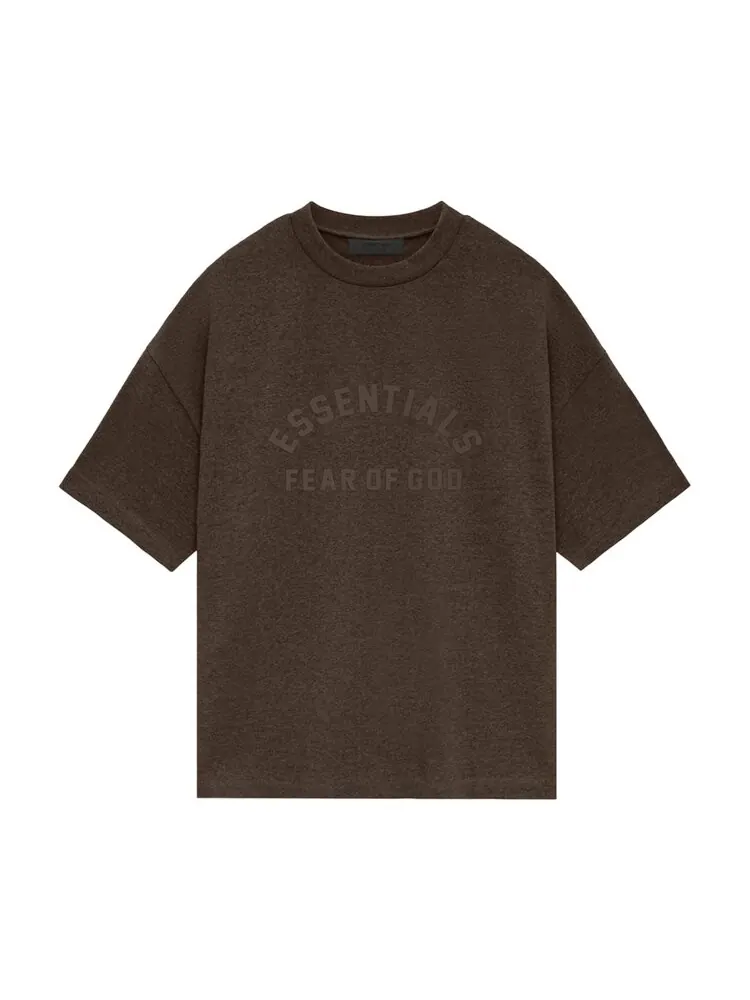 Футболка Fear Of God Essentials Fear of God Essentials Heavy Short-Sleeve Tee — изображение 1 из 2, коричневый