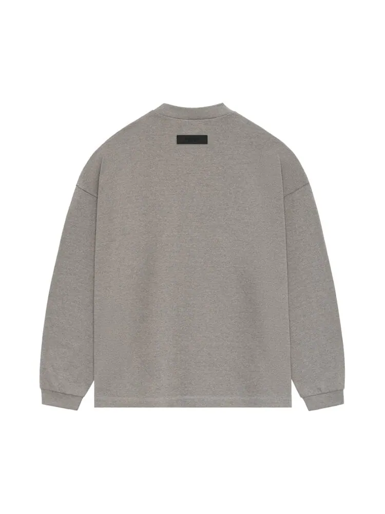 Футболка Fear Of God Essentials Fear of God Essentials Heavy Long-Sleeve Tee — изображение 2 из 2, серый