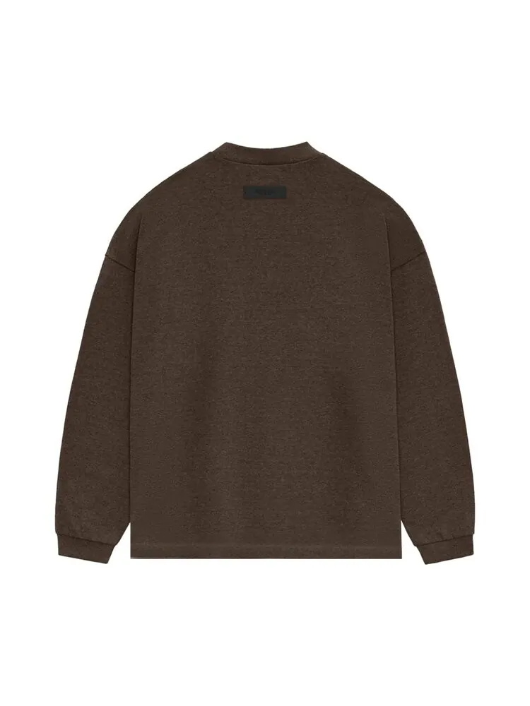 Футболка Fear Of God Essentials Fear of God Essentials Heavy Long-Sleeve Tee — изображение 2 из 2, коричневый