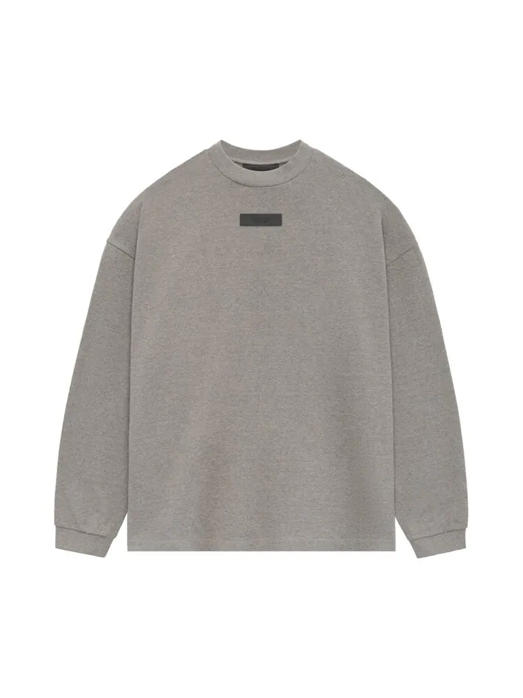 Футболка Fear Of God Essentials Fear of God Essentials Long-Sleeve Tee — изображение 1 из 2, серый