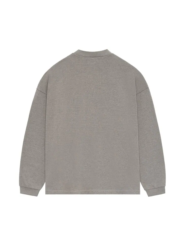 Футболка Fear Of God Essentials Fear of God Essentials Long-Sleeve Tee — изображение 2 из 2, серый
