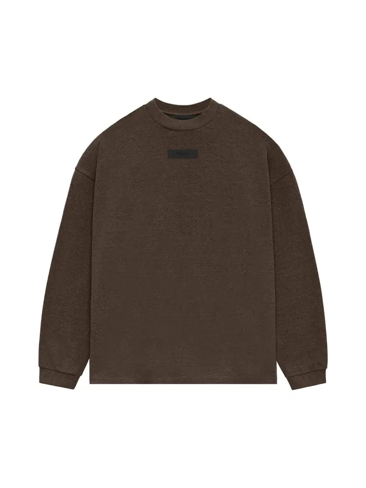 Футболка Fear Of God Essentials Fear of God Essentials Long-Sleeve Tee — изображение 1 из 2, коричневый