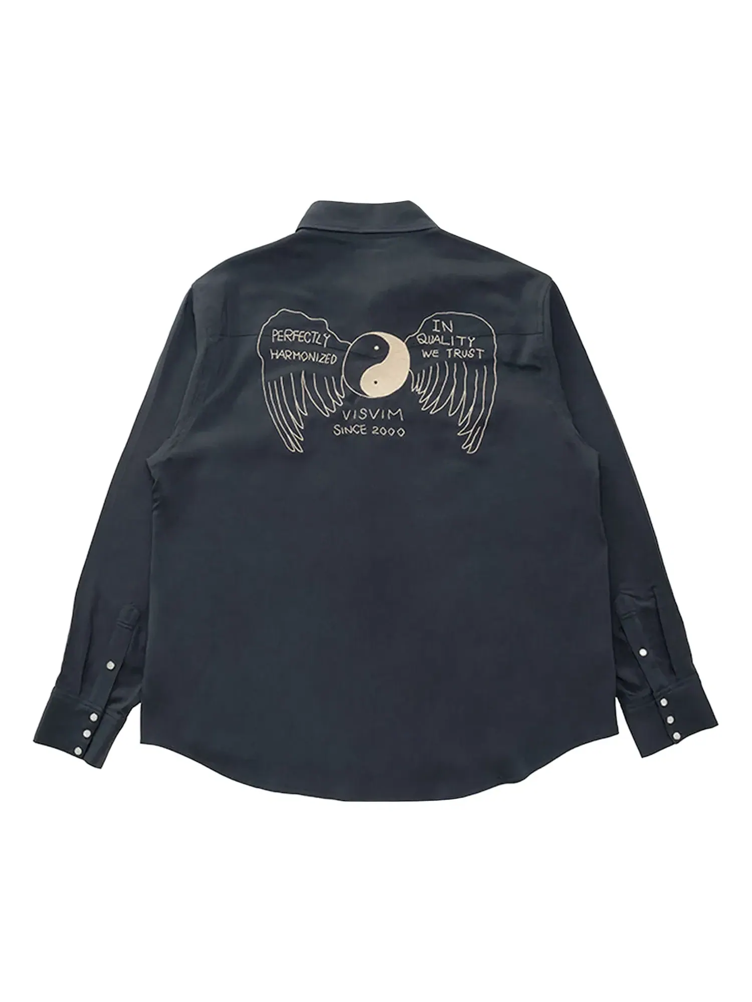 Футболка с длинным рукавом Visvim Four Corners — изображение 2 из 2, черный