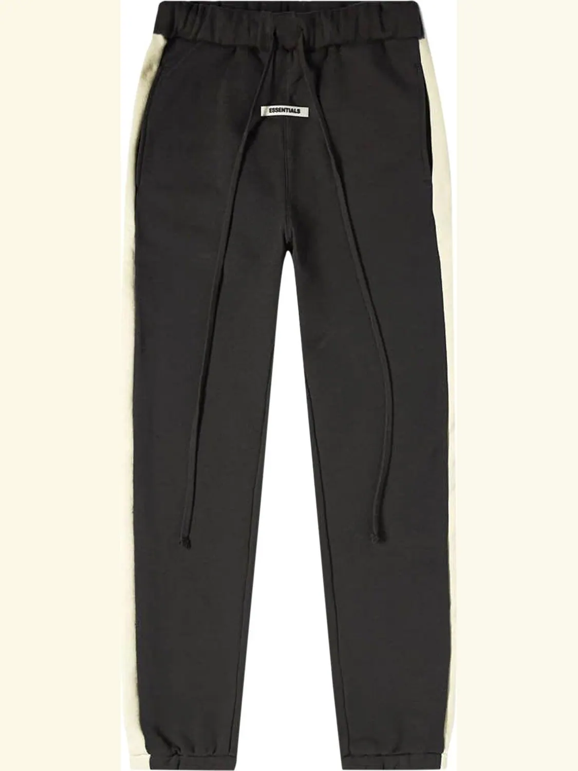 Спортивные брюки Fear of God Essentials Side Stripe Sweatpants 'Grey' — изображение 1 из 1, черный