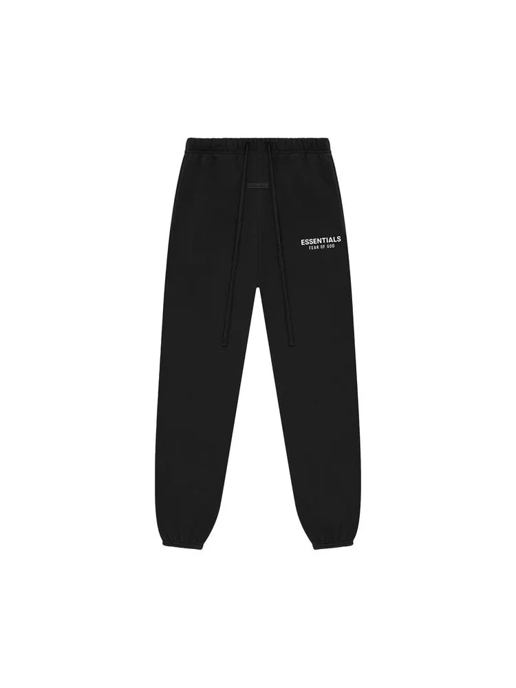 Спортивные брюки Fear of God Essentials Classic Fit Fleece Sweatpant — изображение 1 из 3, черный