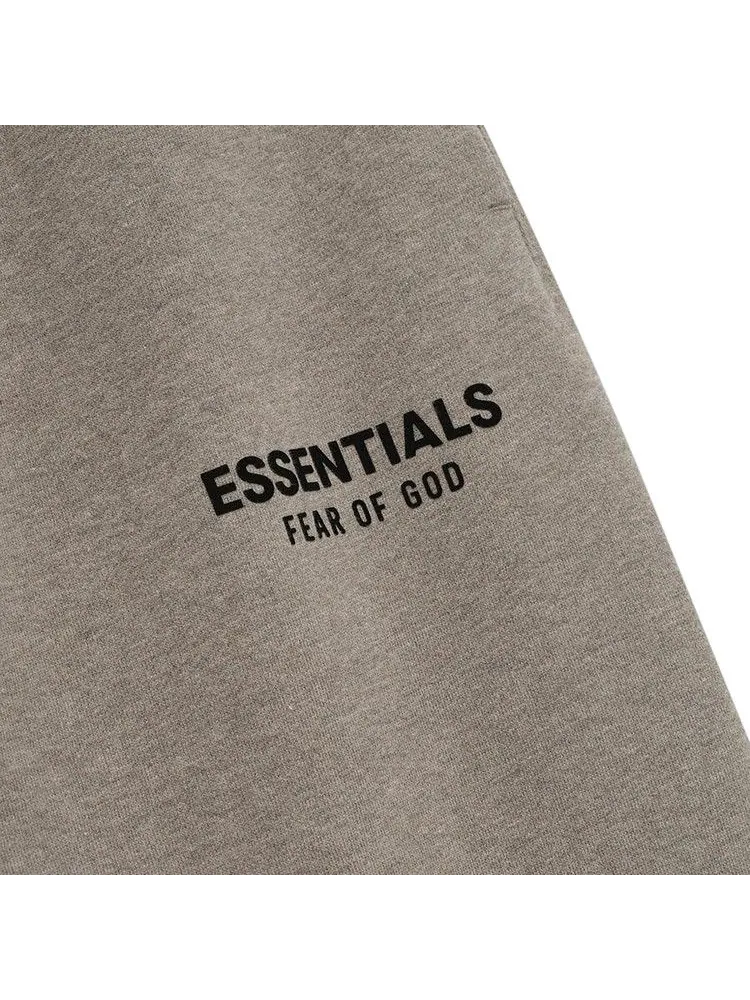 Спортивные брюки Fear of God Essentials Classic Fit Fleece Sweatpant, Homestead Heather — изображение 3 из 3, серый